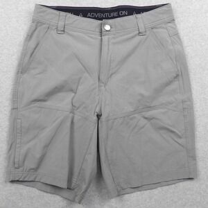 Ascend Shorts Mens 30 Adventure On Flex Performance Hiking Outdoor Stretch Gray